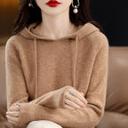Felicity - Women's Long Sleeve Loose Fit Hooded Sweater 10