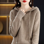 Felicity - Women's Long Sleeve Loose Fit Hooded Sweater 6