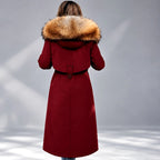 Fernanda - Women's Fur-Trim Hooded Long Parka 7