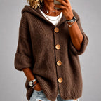 Freya - Women's Button-Front Oversized Cardigan 1