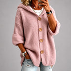 Freya - Women's Button-Front Oversized Cardigan 3