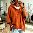 Frida - Women's 3/4 Sleeve Loose Sweater 3