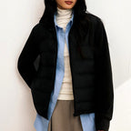 Galatea - Women's Short Down Jacket with Stand Collar 1