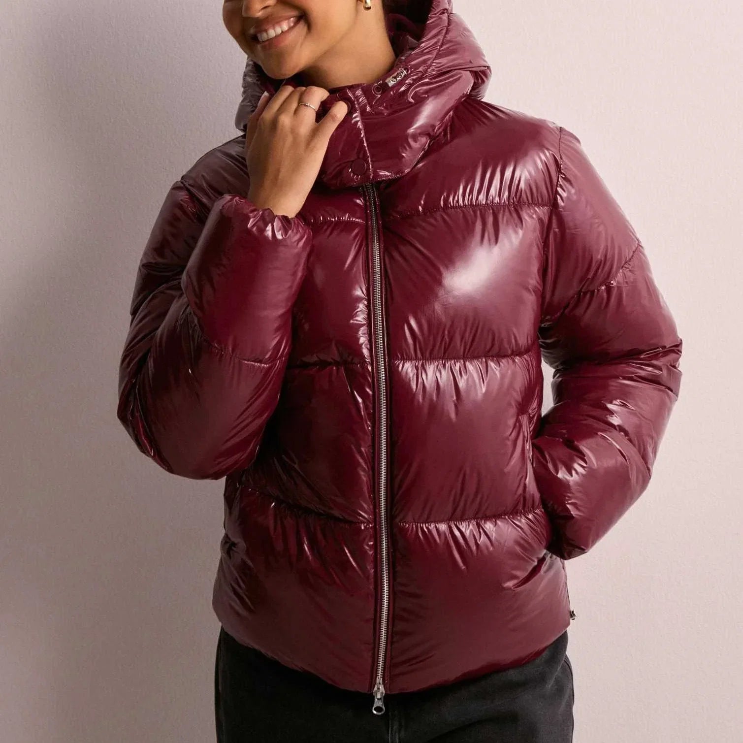 Gemma - Women's Quilted Puffer Jacket with Adjustable Hood