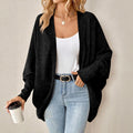 Glenda - Women's Ribbed Batwing Oversized Cardigan 1