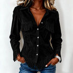 Idun - Women's Suede Fringe Cowgirl Jacket 3