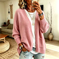Inga - Women's Oversized Open Front Knit Cardigan 1