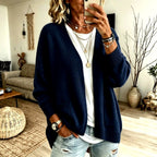 Inga - Women's Oversized Open Front Knit Cardigan 2