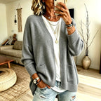 Inga - Women's Oversized Open Front Knit Cardigan 3
