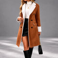 Ira - Women’s Faux Shearling Lined Long Coat 1