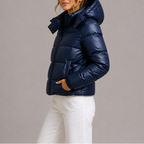 Jasmine - Women's Quilted Puffer Jacket with Hood