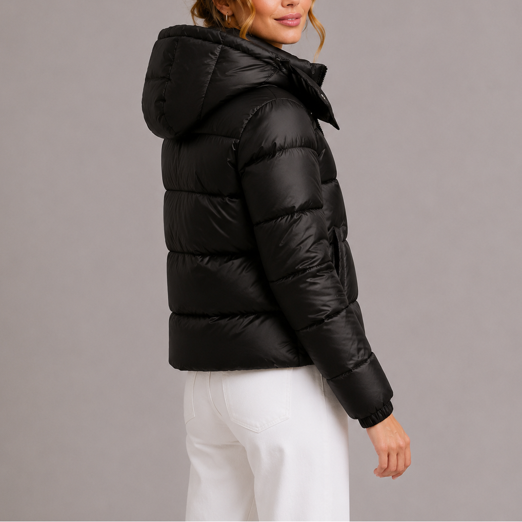 Jasmine - Women's Quilted Puffer Jacket with Hood
