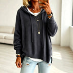 Jestine - Women's Hooded Loose Fit Sweater 7
