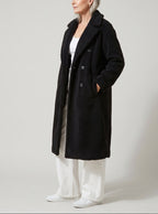 Juliana - Women’s Double-Breasted Teddy Coat