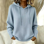 Kaia - Women's Drawstring Relaxed Fit Hooded Sweater 2