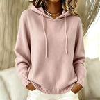 Kaia - Women's Drawstring Relaxed Fit Hooded Sweater 5