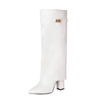 Kamiyah - Women’s Tall Buckle Strap Heeled Boots 3