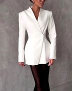 Kate - Women's Tailored Longline Statement Blazer 2