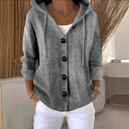 Katerina - Women's Relaxed Fit Hooded Cardigan 5