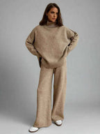 Katherine - Women's Chunky Turtleneck Matching Set 1