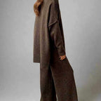 Katherine - Women's Chunky Turtleneck Matching Set 3