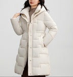 Kendall - Women’s Belted Hooded Winter Coat