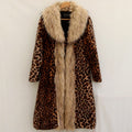 Kendra - Women’s Long Faux Fur Collar Coat 2