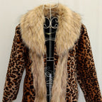 Kendra - Women’s Long Faux Fur Collar Coat 3