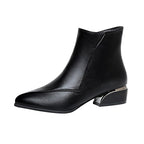 Kira - Women's Low Block Heel Ankle Boots 5
