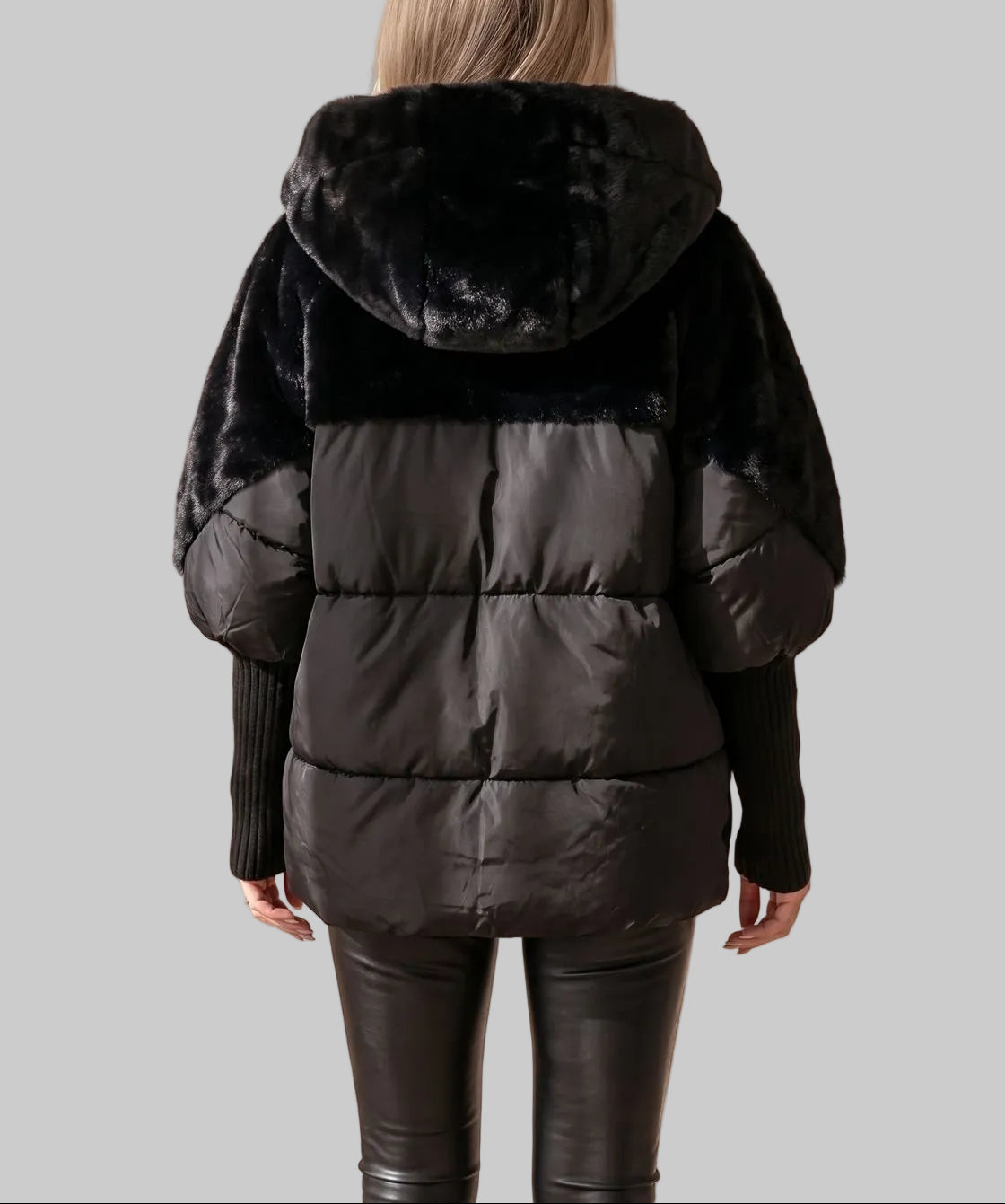 Kora - Women's Down Jacket with Faux Fur-Lined Hood
