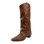 Lalita - Women’s Studded Slouchy Knee-High Boots 9