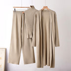 Lella - Women’s Sleeveless Knit Top, Cardigan and Pants Set 6