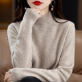 Luca - Women's Half-Turtleneck Loose Sweater 2