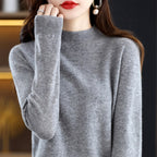 Luca - Women's Half-Turtleneck Loose Sweater 9