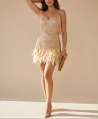 Lucinda - Women’s Sequin Fringe Party Dress