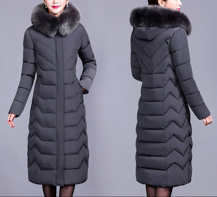 Lyanna - Women’s Fur Collar Padded Coat 3