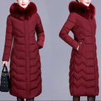 Lyanna - Women’s Fur Collar Padded Coat 9