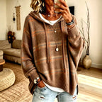 Lydia - Women's Plaid Drop Shoulder Oversized Hoodie 5