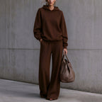 Lyra - Women's Oversized Hoodie and Wide Leg Pants Set 7