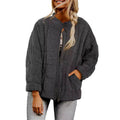Maddie – Women’s Quilted Stand Collar Jacket 1