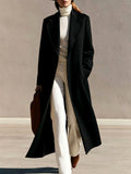 Madelynn – Women’s Classic Lapel Long Coat 2