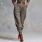 Mallory - Women's Utility Long Sleeve Button-Up Jumpsuit 2
