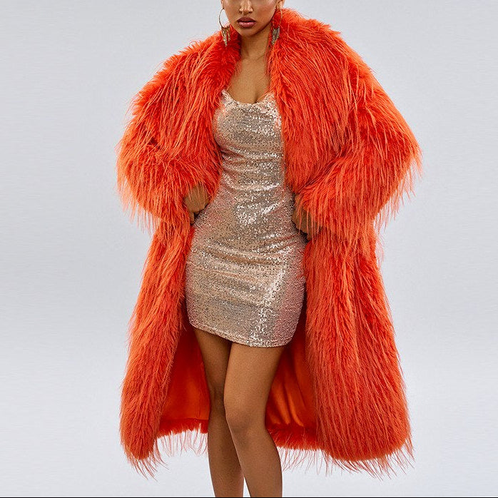 Margaret - Women’s Oversized Faux Fur Coat 2