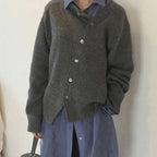 Margot - Women's Button-Front Cashmere Cardigan