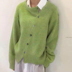 Margot - Women's Button-Front Cashmere Cardigan
