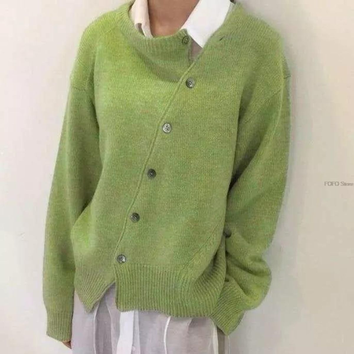 Margot - Women's Button-Front Cashmere Cardigan