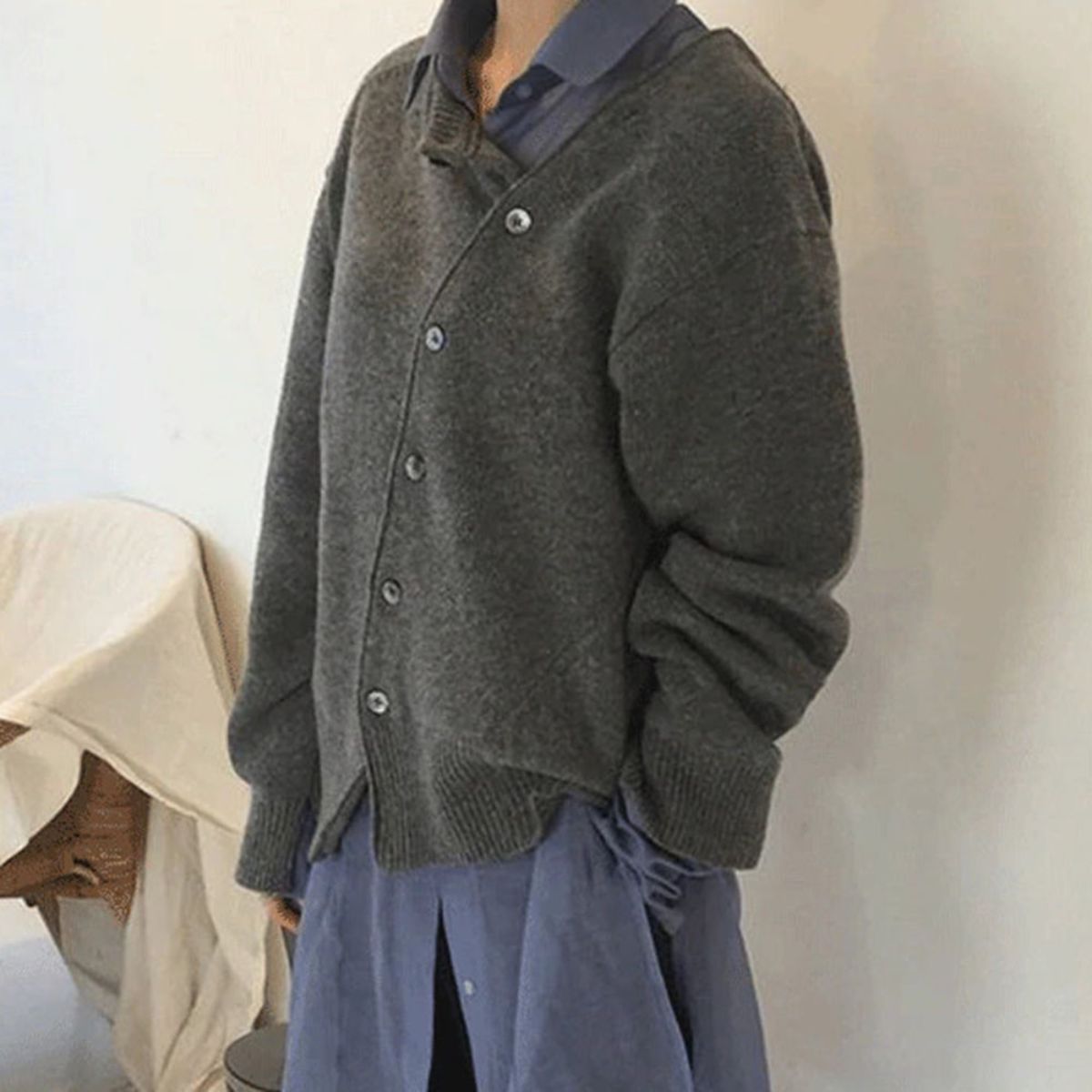 Margot - Women's Button-Front Cashmere Cardigan