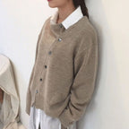 Margot - Women's Button-Front Cashmere Cardigan