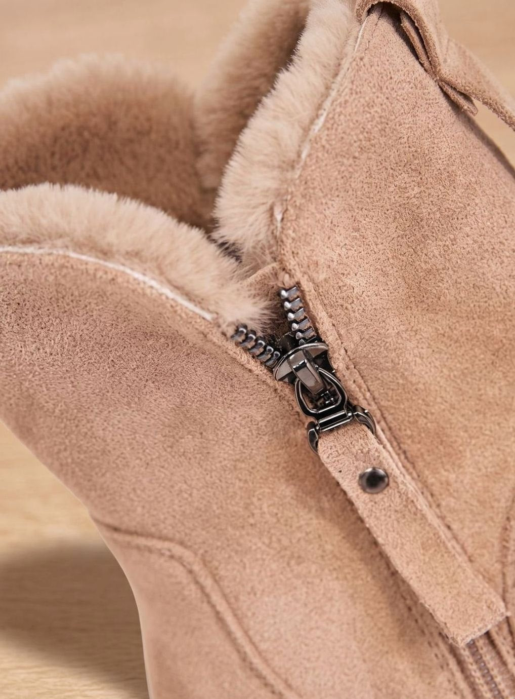 Marguerite - Women's Shearling-Lined Suede Ankle Boots