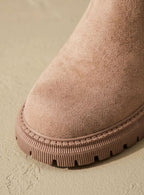 Marguerite - Women's Shearling-Lined Suede Ankle Boots